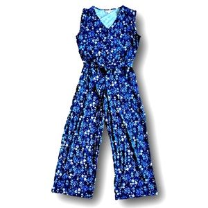 🦋EMaline Spaced Daisy Drop Shoulder Button Down Jumpsuit🦋 size XL